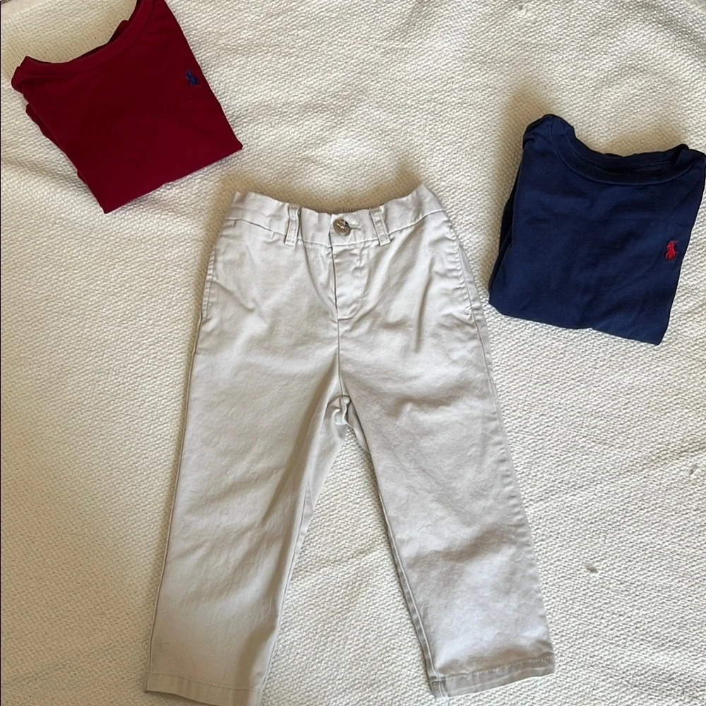Polo Ralph Lauren Kids' Pants with Shirts Bundle